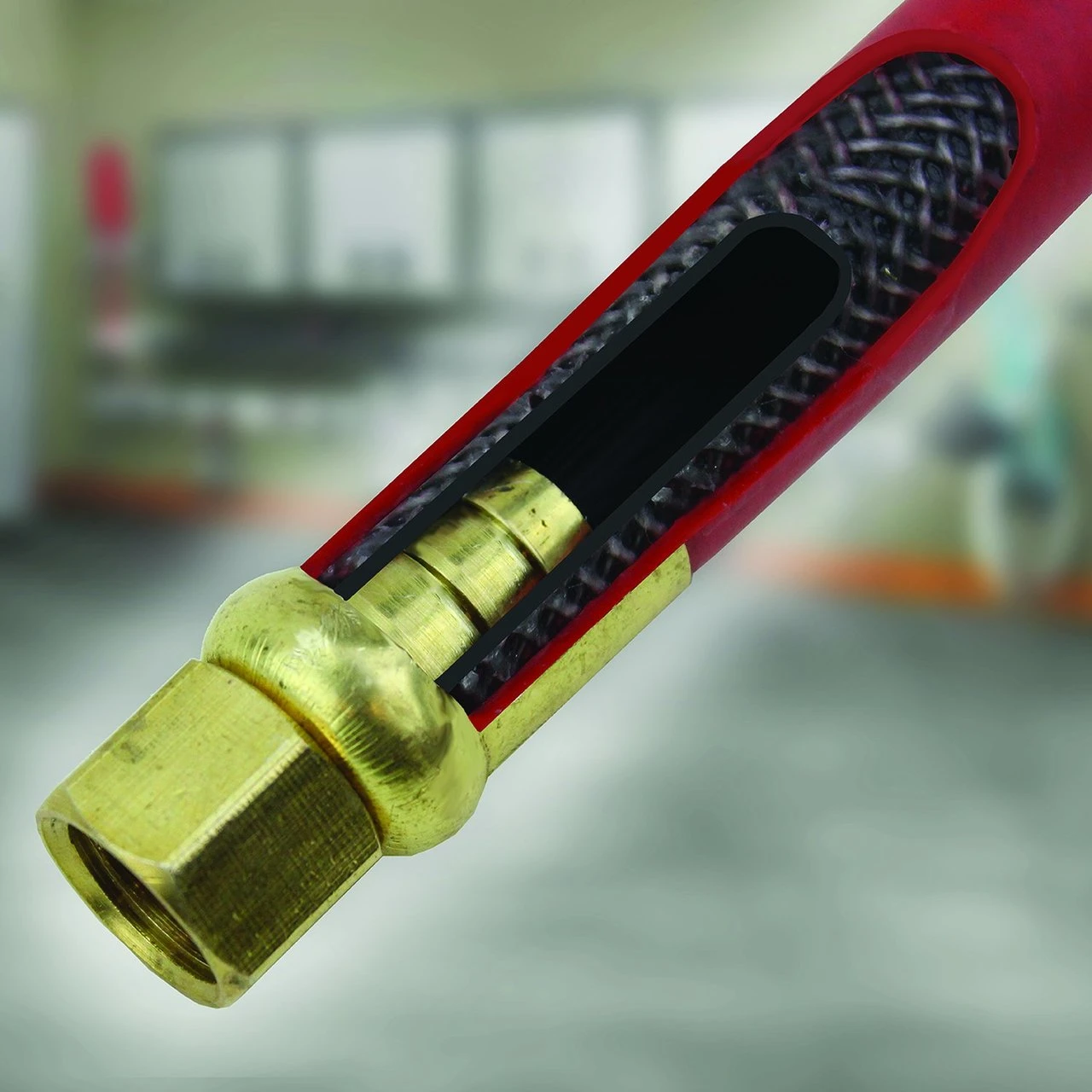 Milton 2780-50D Steel Dual Arm Auto-Retractable Air Hose, 1/2" x 50 ft., 300 PSI — product image 2