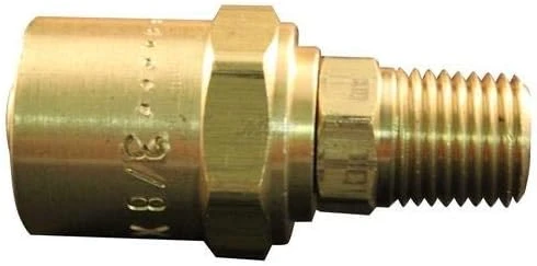Milton 621-11 Reusable End, 1/4" MNPT, Fits