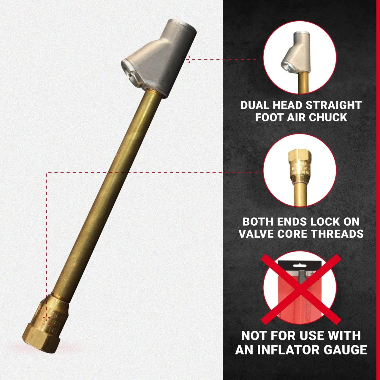 Milton 693 Dual Hd Str. Foot Air Chuck In — product image 3