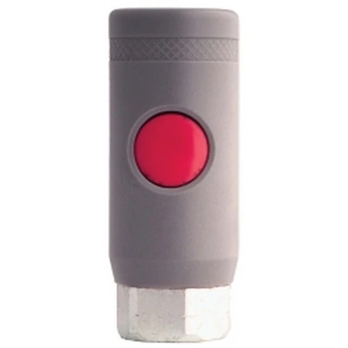 Milton Industries S-99705 1/4" FNPT M Style Safety Coupler, Red (S-99705)