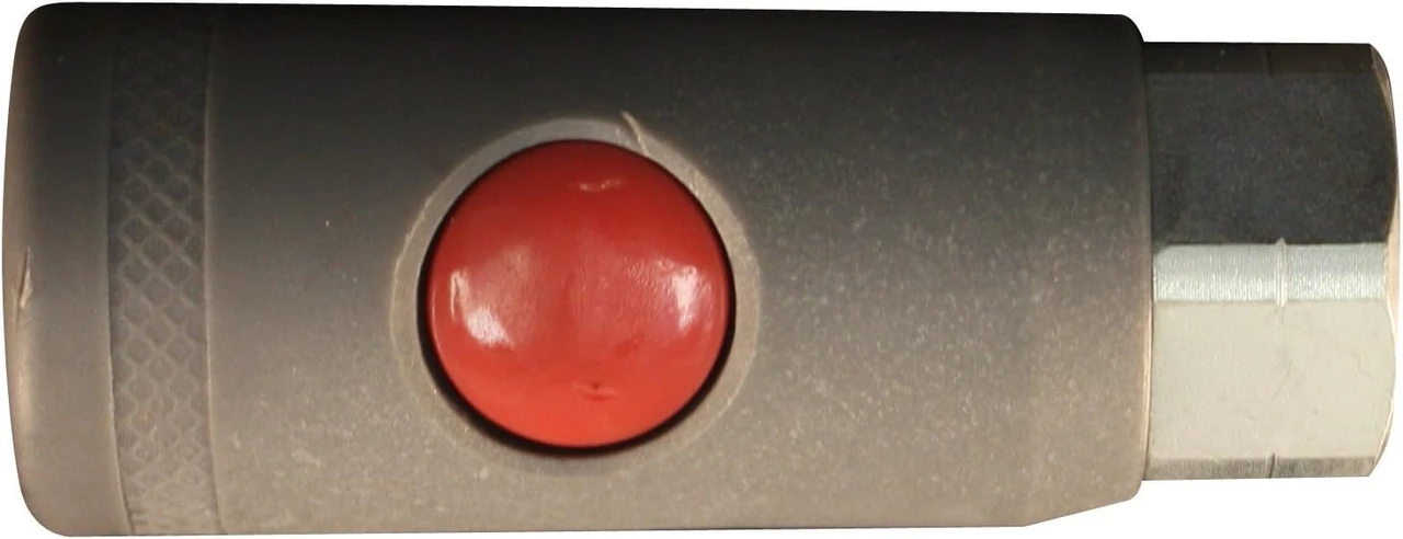 Milton Industries S-99705 1/4" FNPT M Style Safety Coupler, Red (S-99705) — product image 2