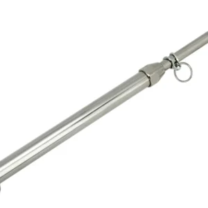 Milton service tire gauge with long tubular body extended chuck and storage hook