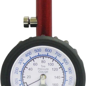 Milton S-933 Dial Tire Gauge, 0-160 PSI - 5 lb increments