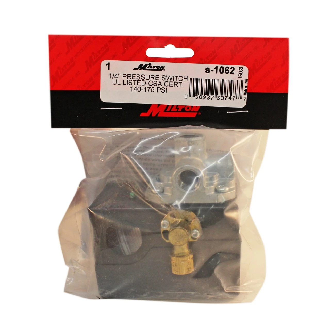 Milton S1062 Heavy Duty Compressor Pressure Switch — product image 2