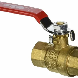 Milton S1094-8 1/2" FNPT Full Port Heavy-Duty Brass Ball Valve