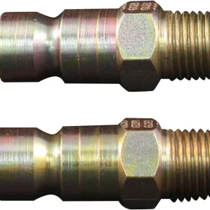 Milton S1809 Compression Plug, P-Style, Male, 1/4-In - 2 Pack