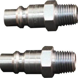 Milton S1839 Compression Plug, H-Style, Male, 1/4" MNPT - 2 Pack