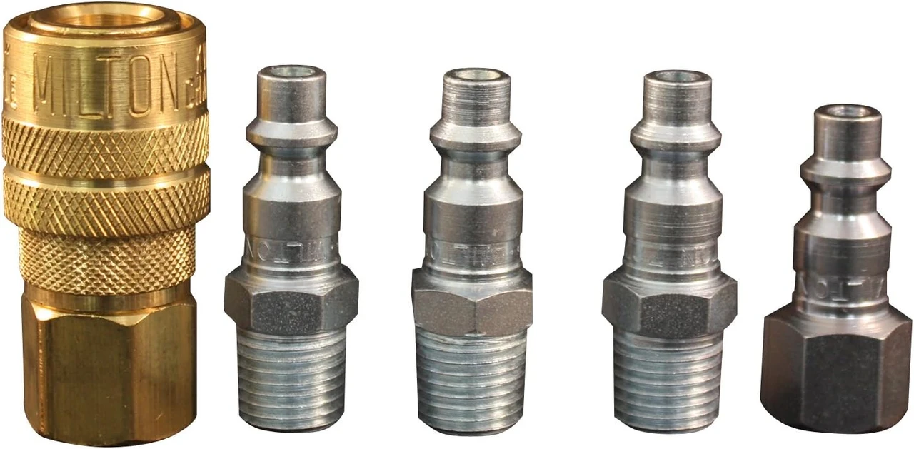 Milton S211 5 Piece M-Style Coupler Kit