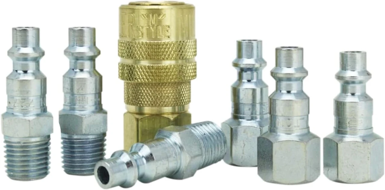 Milton S212 7 Piece M-Style Coupler Kit