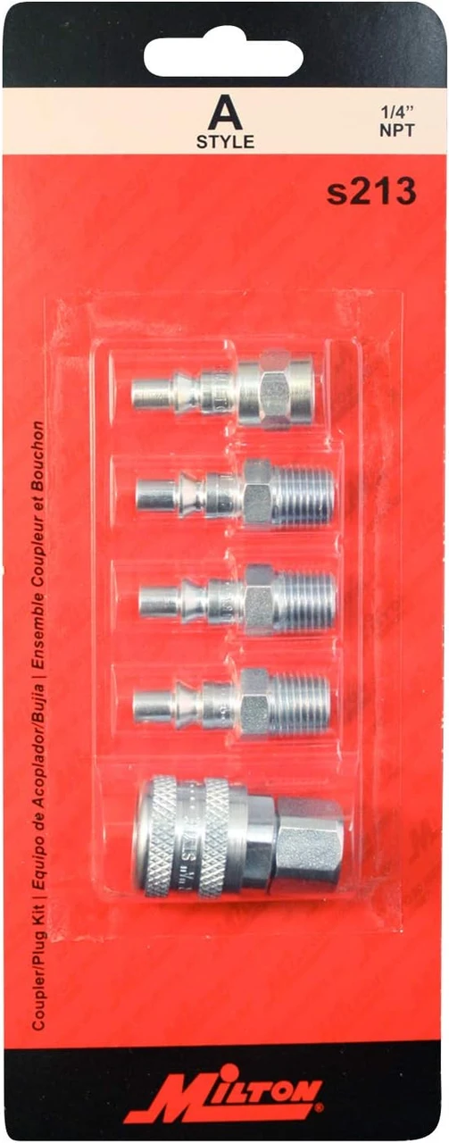 Milton S213 5 Piece A-Style Coupler Kit — product image 7
