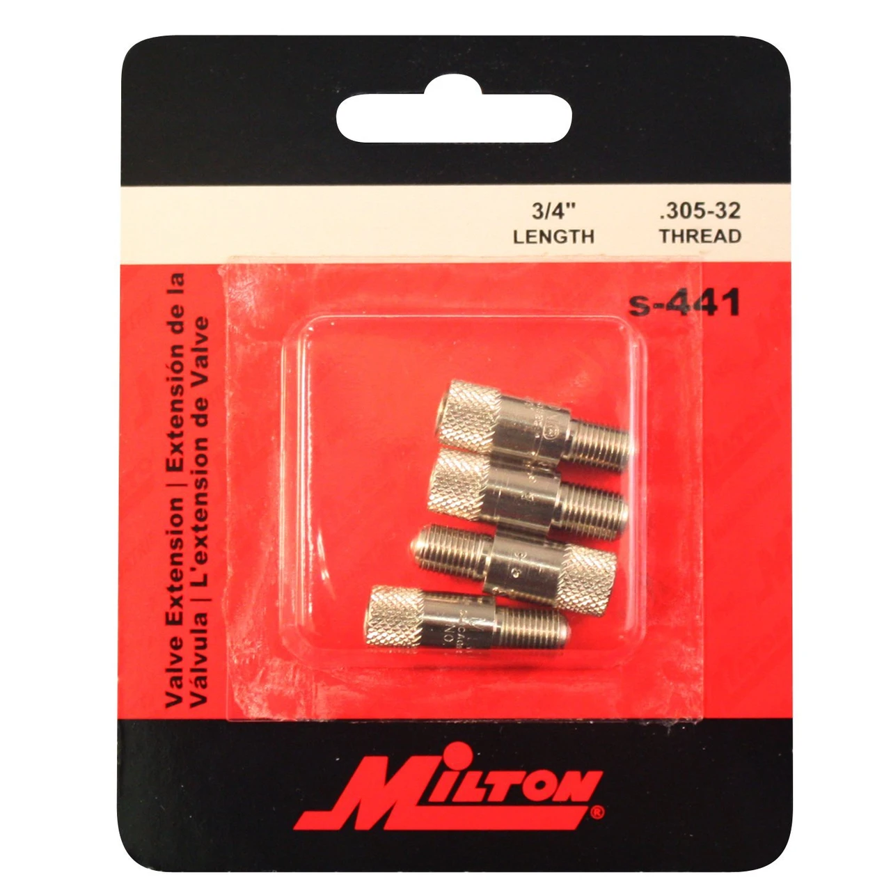 Milton S441 S-441 3/4" Brass Valve Extension - Pack of 4 — product image 3