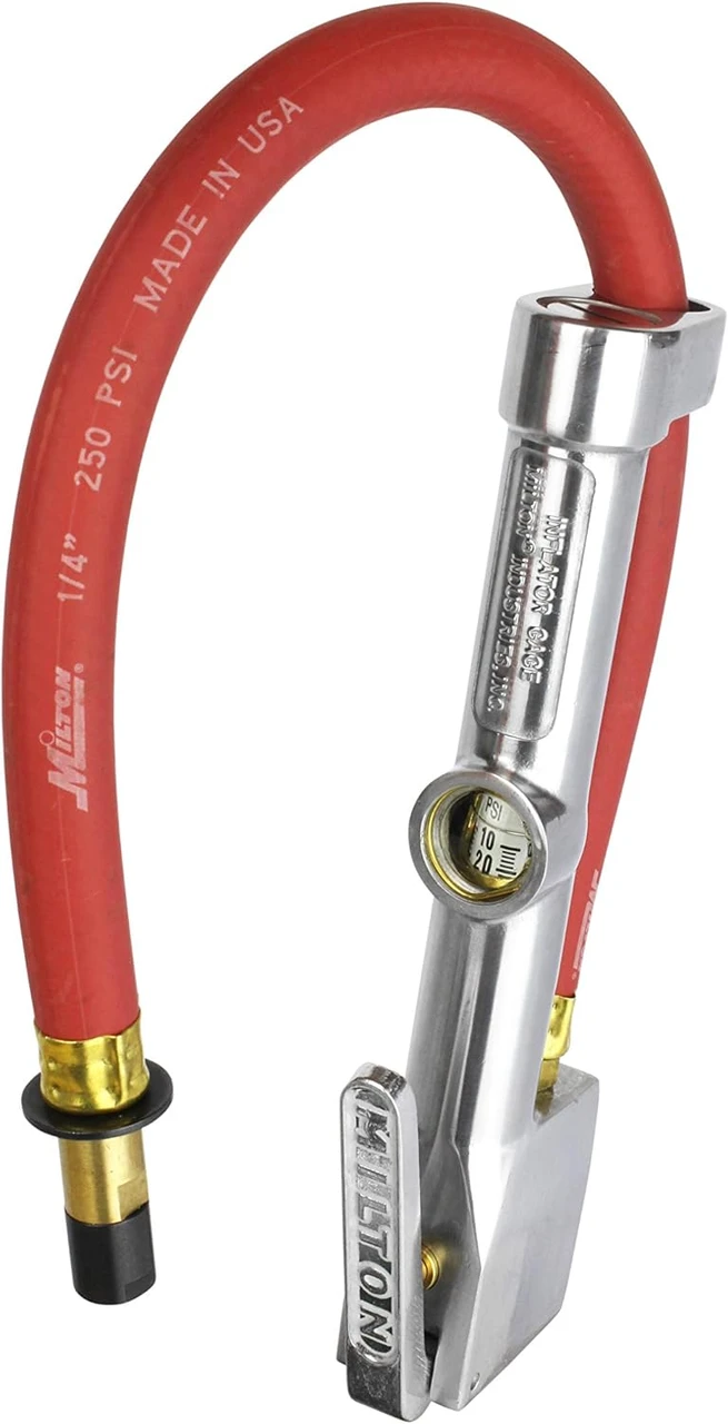 Milton S504 Straight Head Air Chuck Inflator Gauge