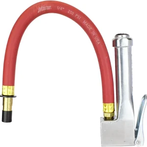 Milton S520 Straight Head Bayonet Style Inflator Gauge 10 to 160 PSI
