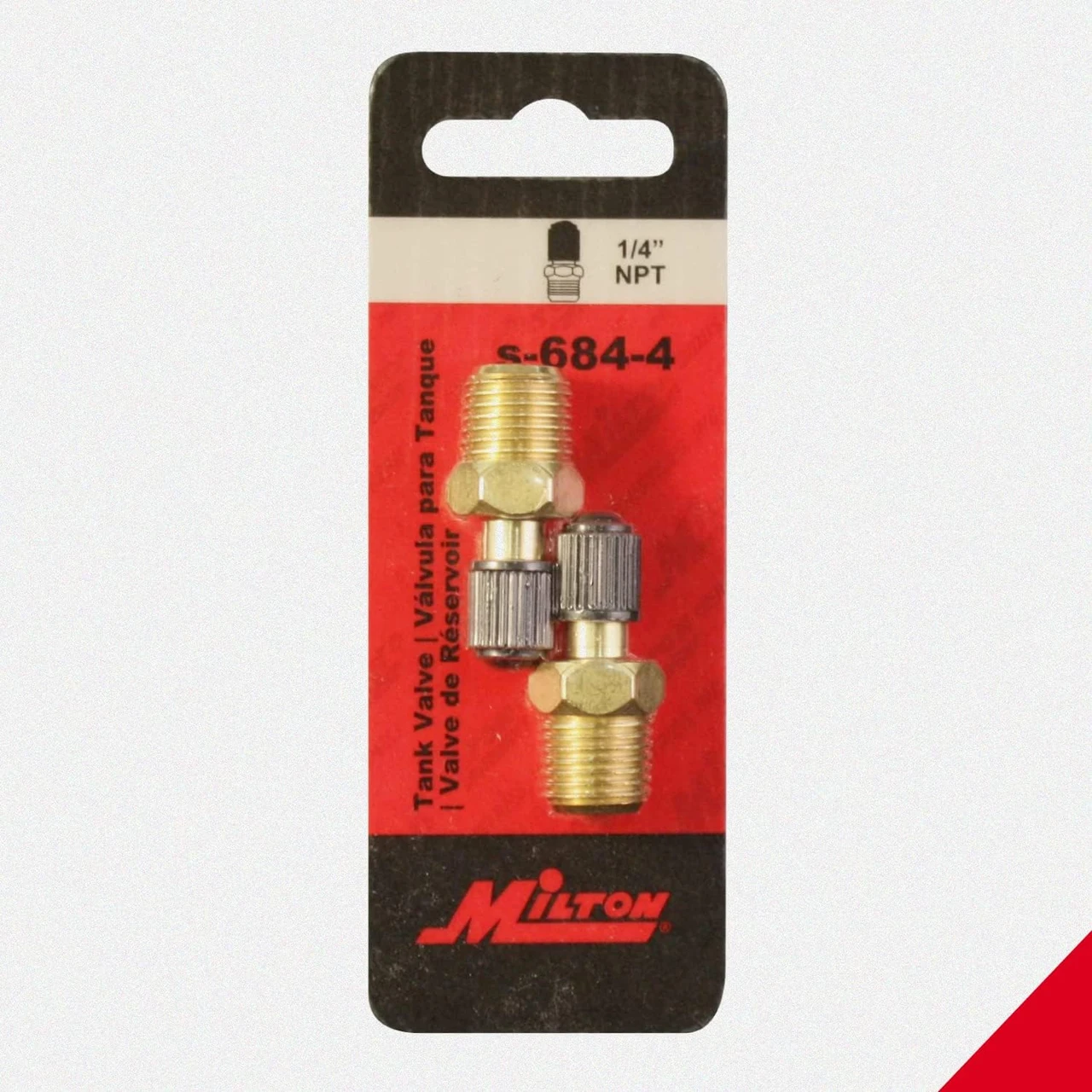 Milton S684-4 1/4" NPT Tank Valve, 2/cd — product image 5