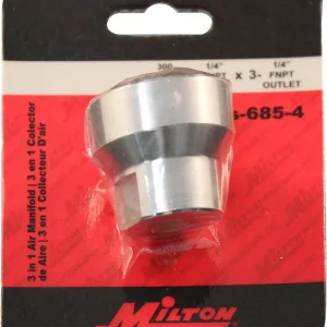 Milton S685-4 3-in-1 Air Manifold44; 0.2 5 in. Female NPT