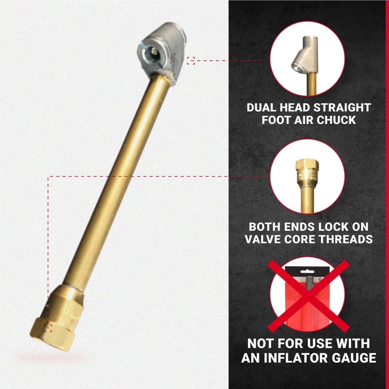 Milton S690-12 Dual Air Head Chuck 12-1/4" — product image 4