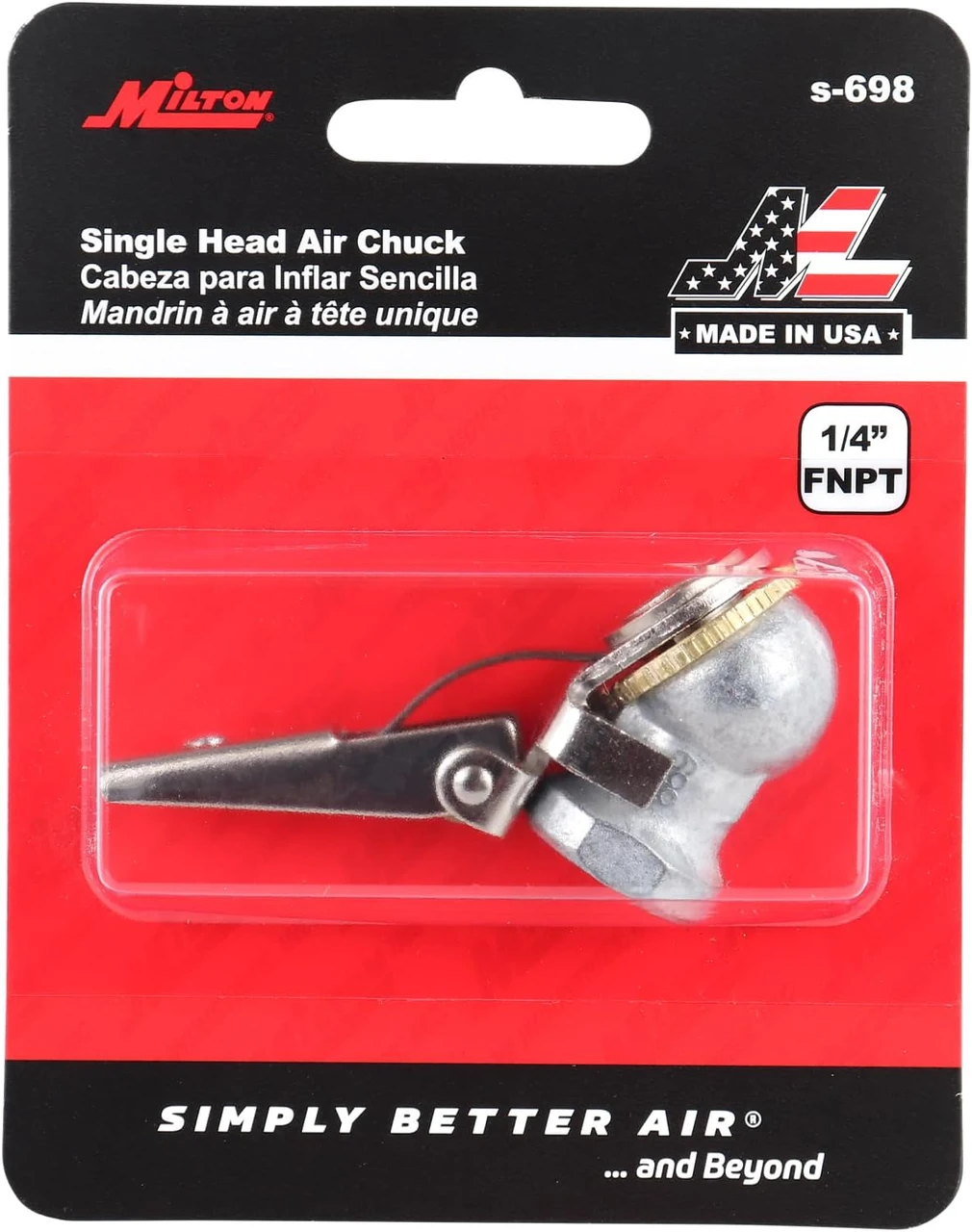 Milton S698 1/4" Fem. Grip Chuck — product image 5