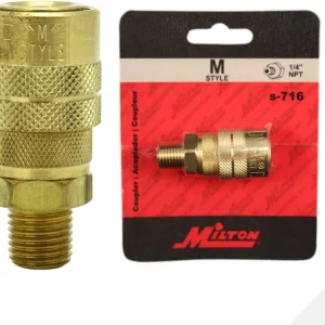 Milton S716 1/4" Male Body M-Style