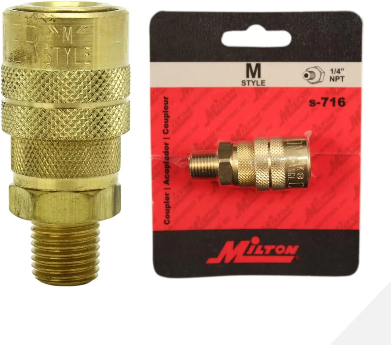 Milton S716 1/4" Male Body M-Style
