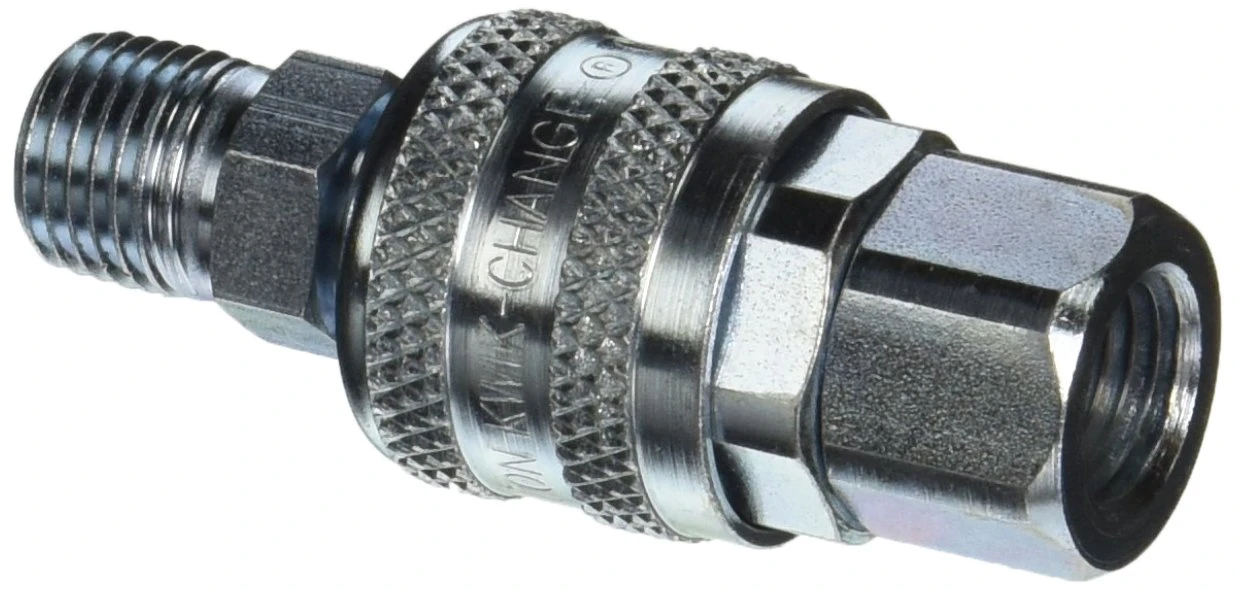 Milton S772 1/4" NPT A Style Coupler and Plug - 2 Pieces
