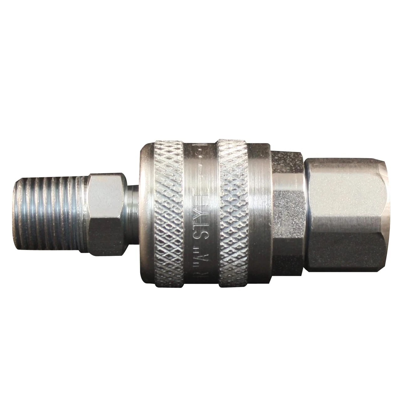 Milton S772 1/4" NPT A Style Coupler and Plug - 2 Pieces — product image 2