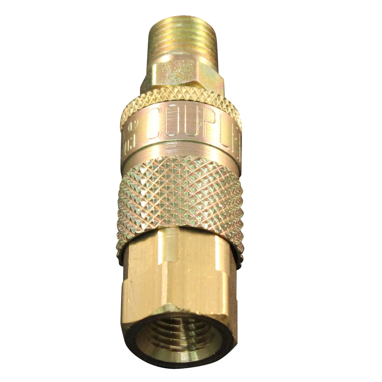 Milton S782 1/4" F. Coupler & M. Plug T-Style