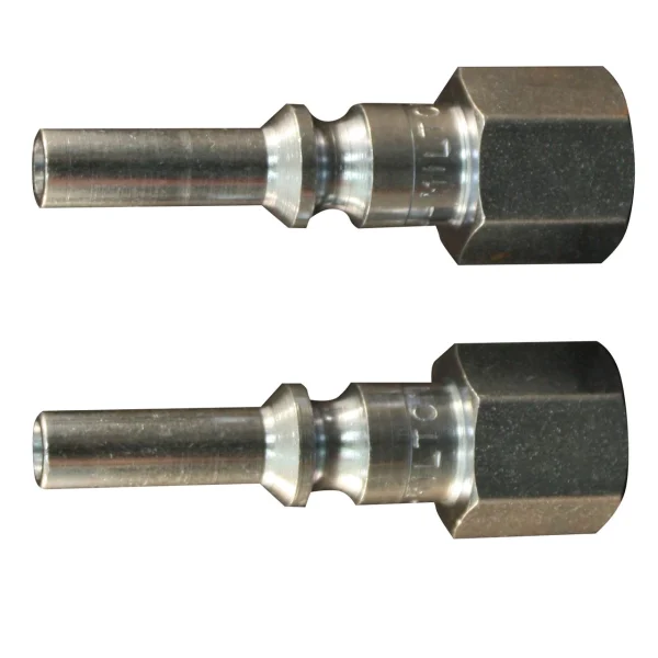 Milton S792 1/4" FNPT L Style Plug - Pack of 2