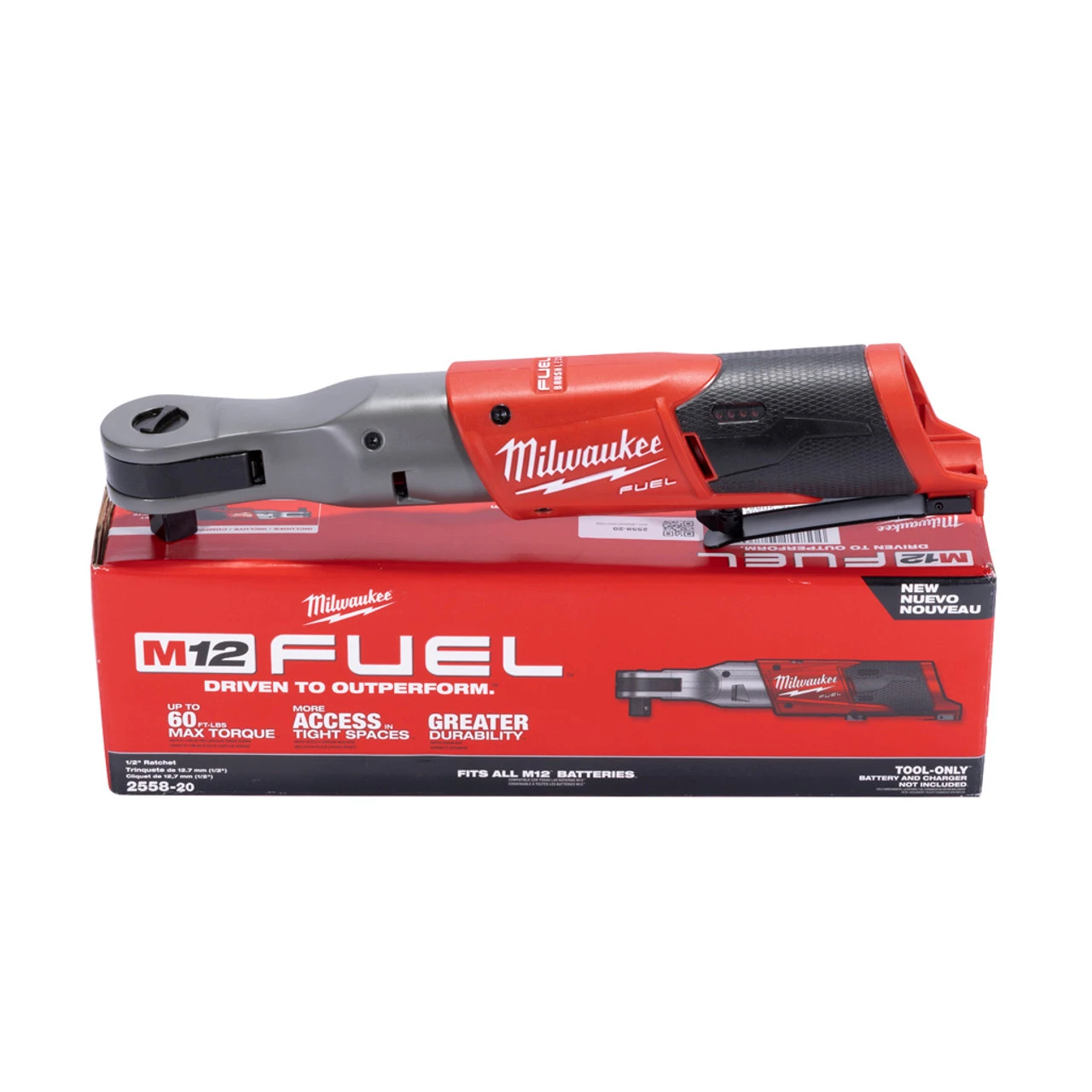Milwaukee 2558-20 M12 FUEL 12V Lithium-Ion Brushless Cordless 1/2 in. Ratchet — product image 5