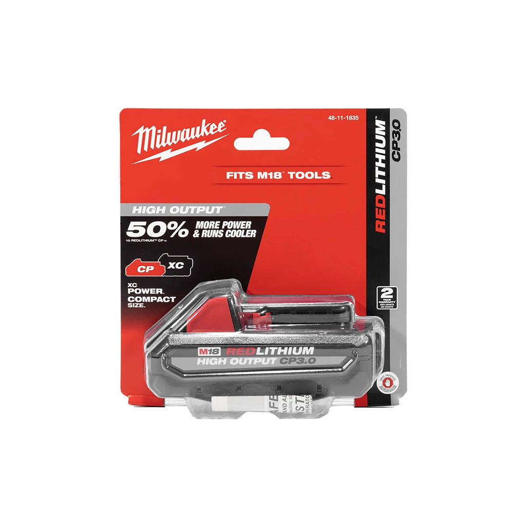 Milwaukee M18 CP3.0 High Output Battery 18V with Redlink Int (48-11-1835) — product image 8