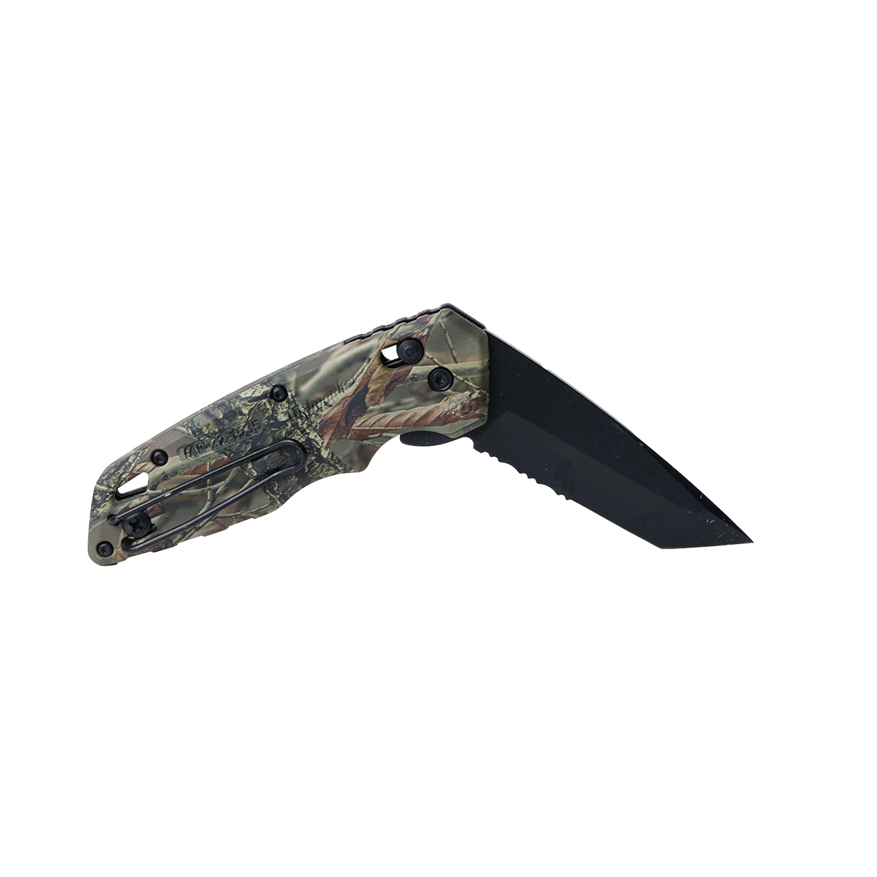 Milwaukee Fastback Camo Stainless Steel Spring Assisted Folding Knife with 2.95 in. Blade (48-22-1535)