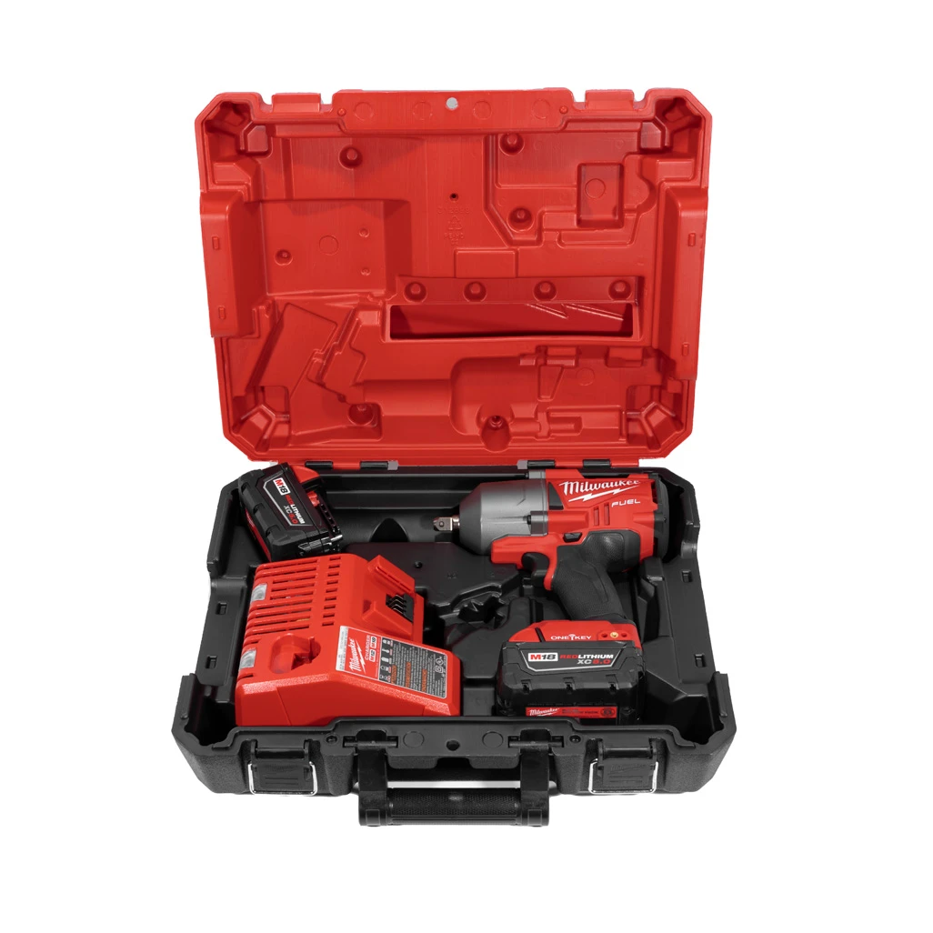 Milwaukee High Torque Impact Wrench Kit One-Key 0.5-Inch Pin Detent (2862-22) — product image 8