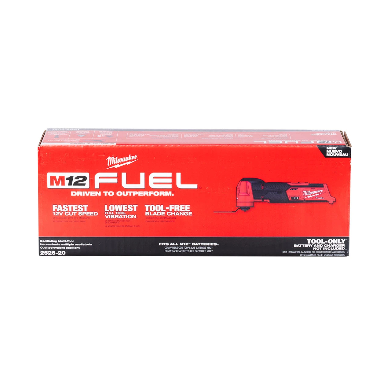 Milwaukee M12 FUEL Oscillating Multi-Tool with Tool-Free Blade Change - Tool Only (2526-20) — product image 3