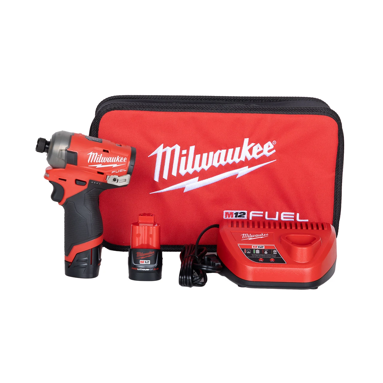 Milwaukee M12 FUEL SURGE 1/4" Hex Hydraulic Driver Kit (2551-22)