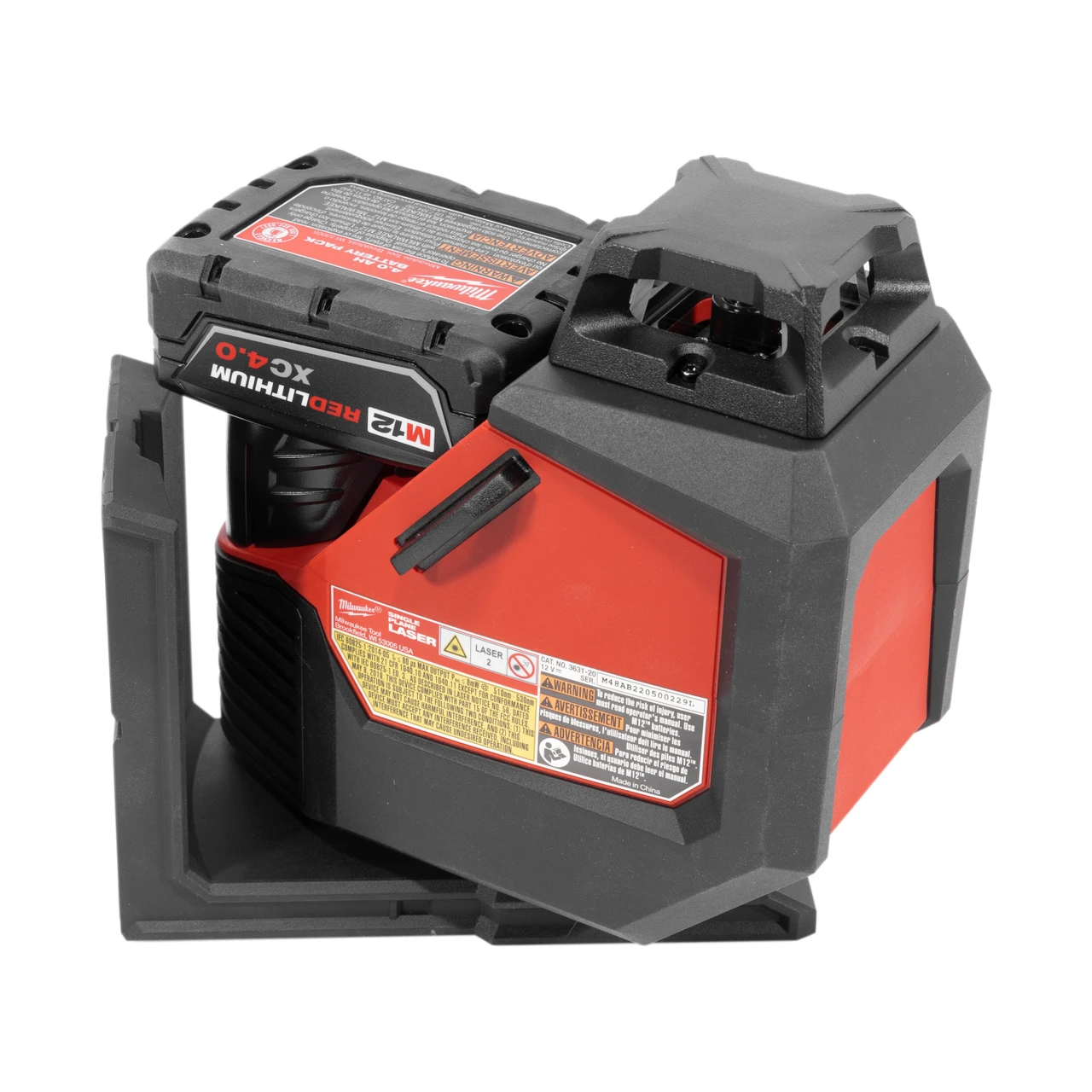 Milwaukee M12 Green Laser Level Kit 360-Degree Single Plane Cordless (3631-21) — product image 4