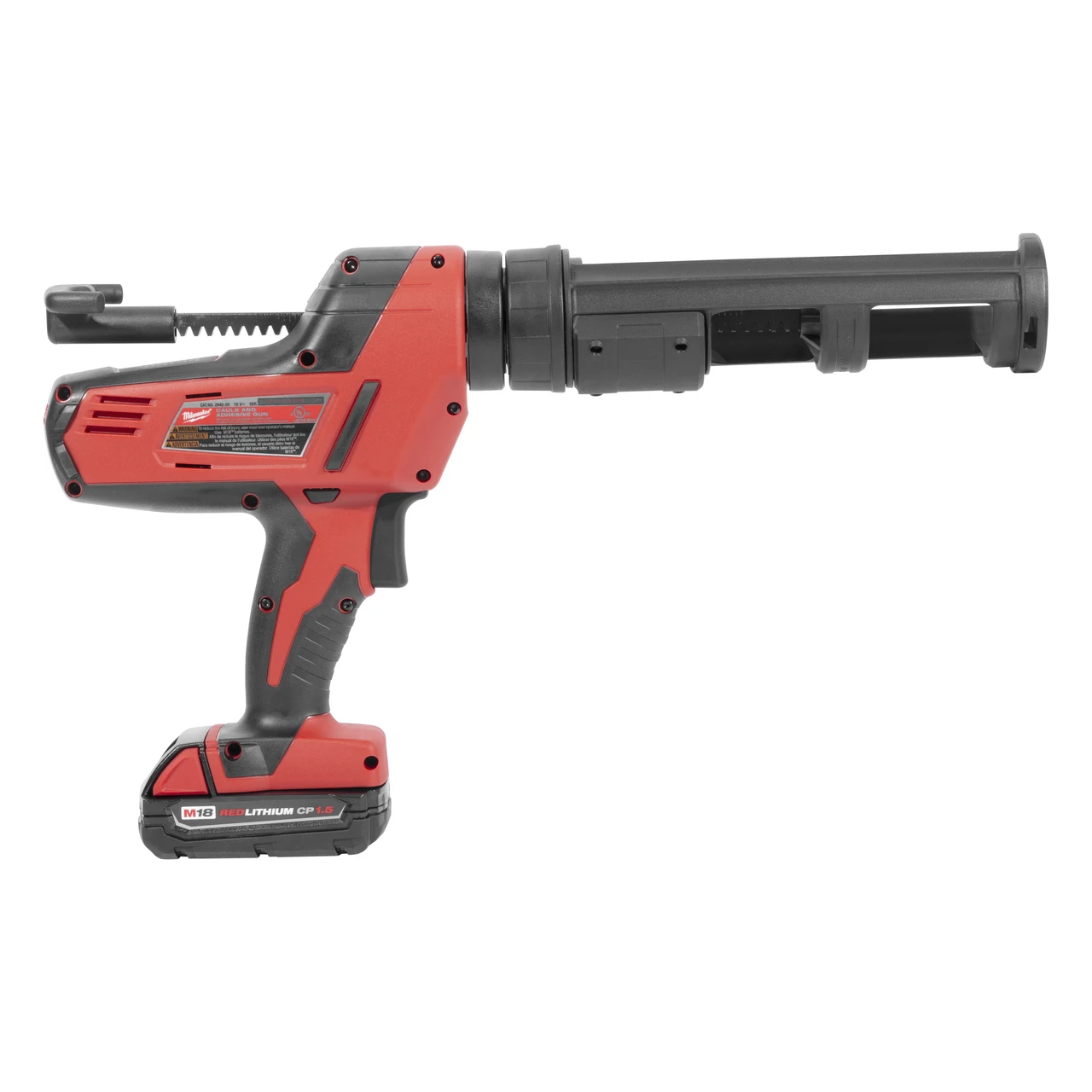 Milwaukee M18 Caulk Gun Adhesive Gun 10 oz 18Volt Lithium-Ion Cordless (2641-20) — product image 5