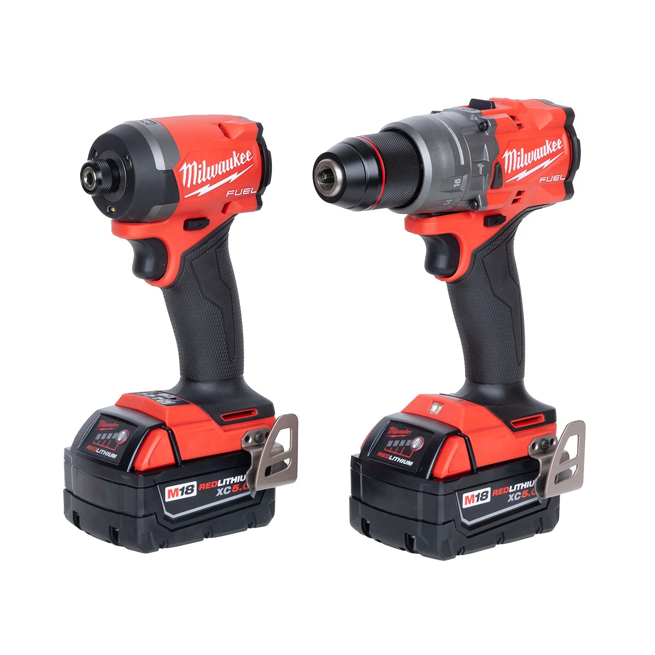Milwaukee M18 FUEL 2-Tool Combo Kit: 1/2" Hammer Drill & 1/4" Impact Driver (3697-22) — product image 2