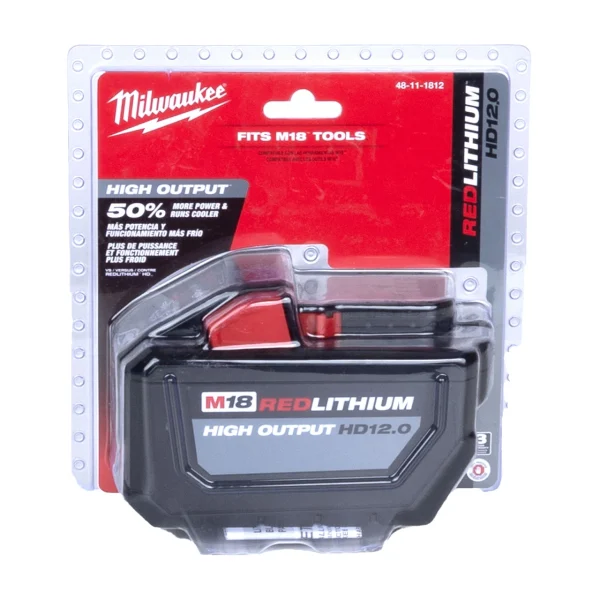 Milwaukee M18 REDLITHIUM HIGH OUTPUT HD12.0 Battery Pack (48-11-1812)
