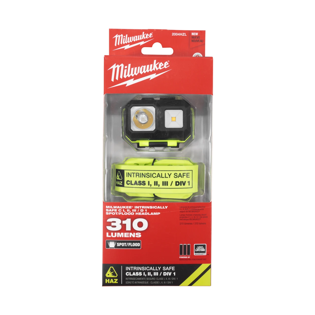 Milwaukee Tool Intrinsically Safe Headlamp LED Spotlight Floodlight (2004HZL) — product image 10