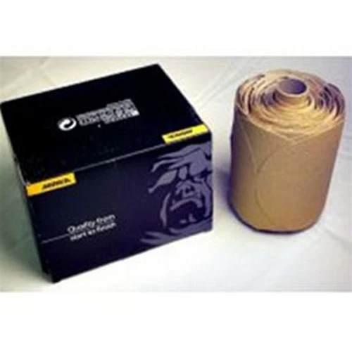 Mirka Abrasives 23-314-220 Gold 5" PSA Linkrol Discs, 100/Roll, 220-Grit