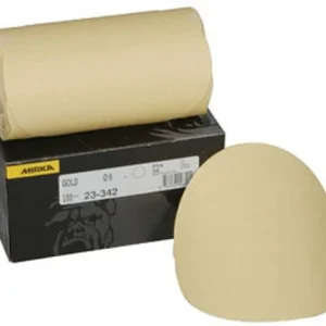 Mirka Abrasives 23-342-320 23 Series Gold 6" PSA Linkrol Disc, 320-Grit, C-Weight Backing