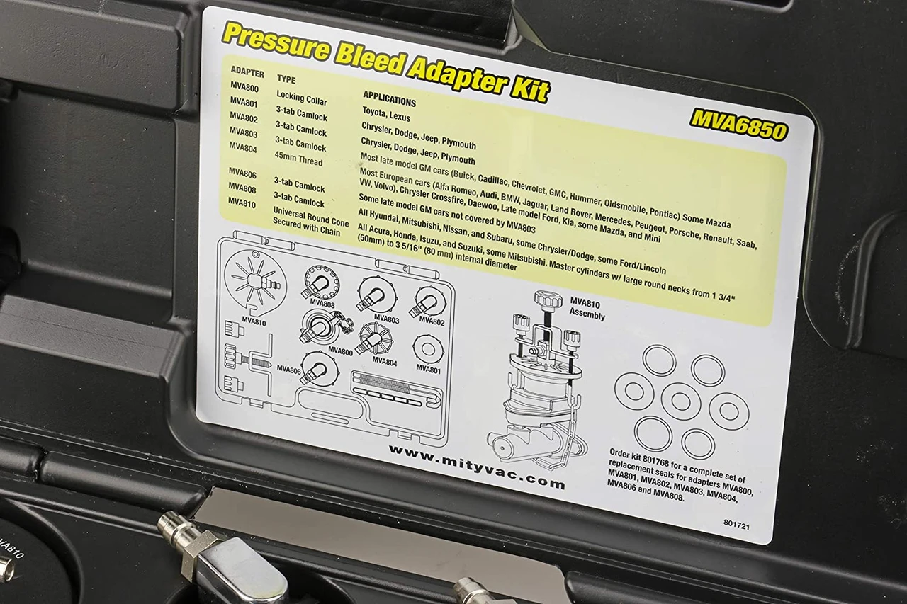 Mityvac MV6840 Pressure Bleed System — product image 5