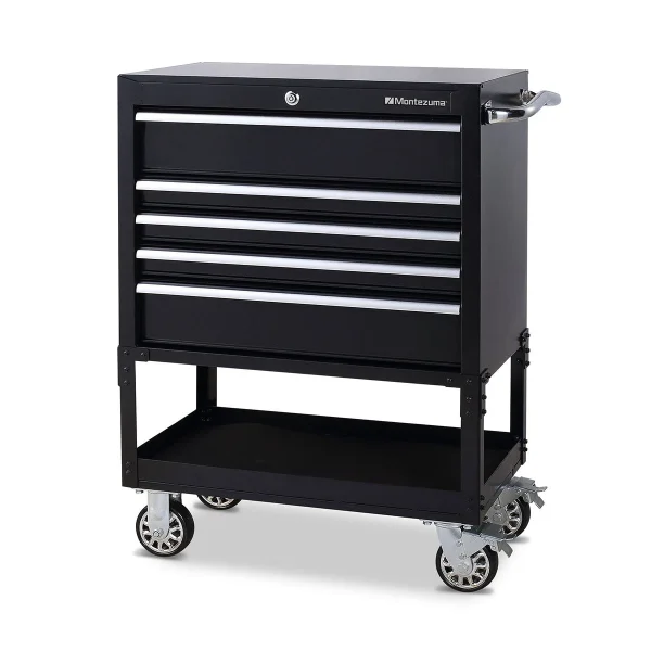 Montezuma 30 In. 5-Drawer Utility Cart (BK3005UC)