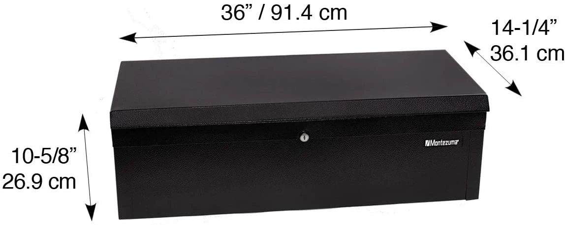 Montezuma MKDB36B 36" Steel Lockable Utility Box and Portable Tool Storage — product image 3