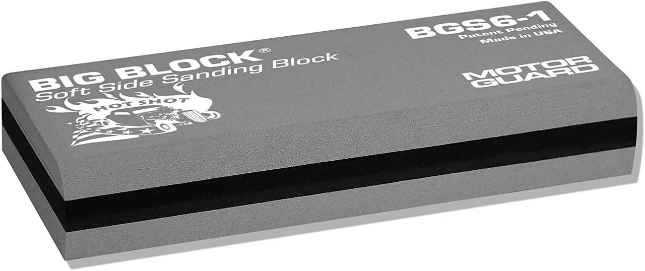 Motor Guard BIG-BLOCK SANDING BLOCK, SOFT SIDE, 6-1/2" LENGTH (BGS6-1)