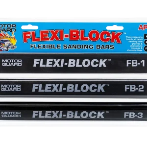 Motor Guard Flexi-Block Assortment of 3 Sanding Blocks -Includes FB-1, FB-2, FB-3 (AP-6)