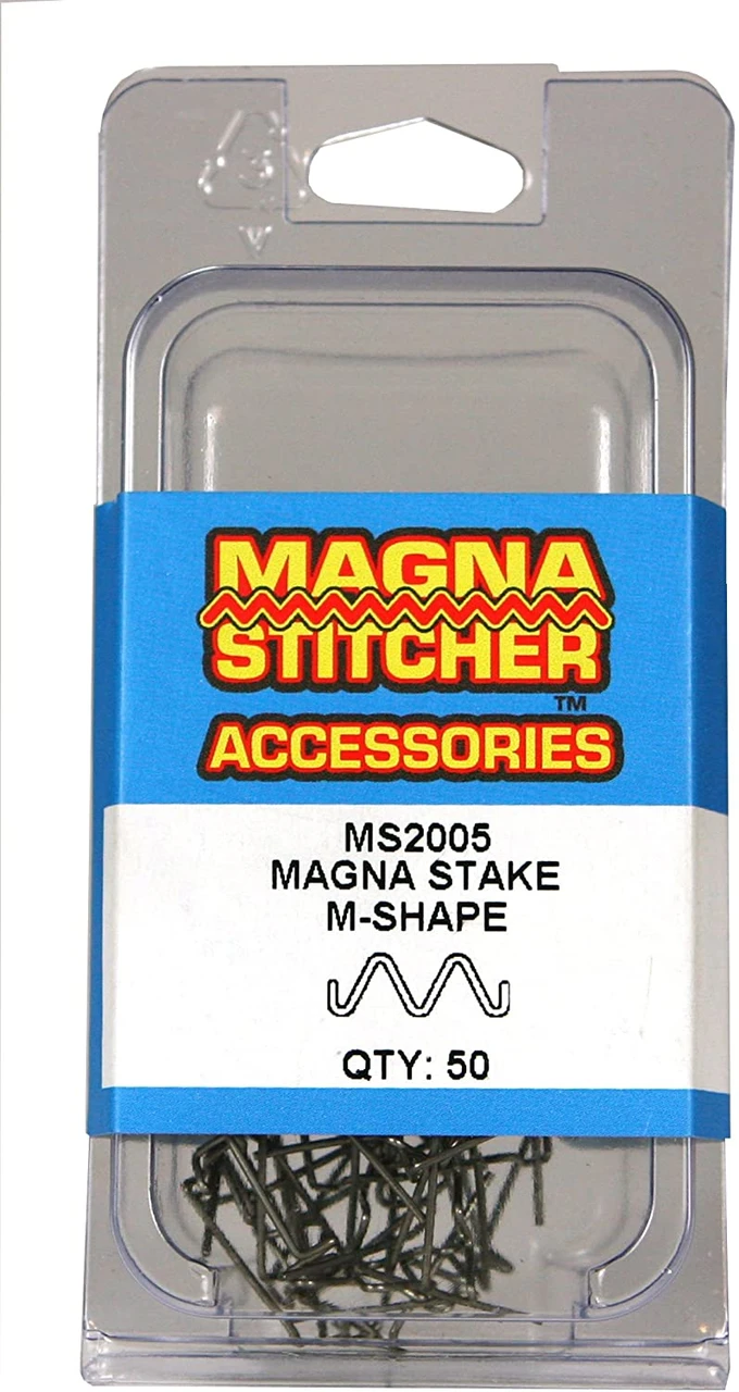 Motor Guard M-Shape Magna Stakes Pack of 50 Durable Stainless Steel (MS2005) — product image 2