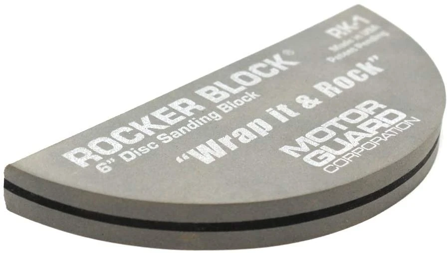 Motor Guard Rocker Block Sanding Tool with 6-Inch Disc Compatibility (RK-1)