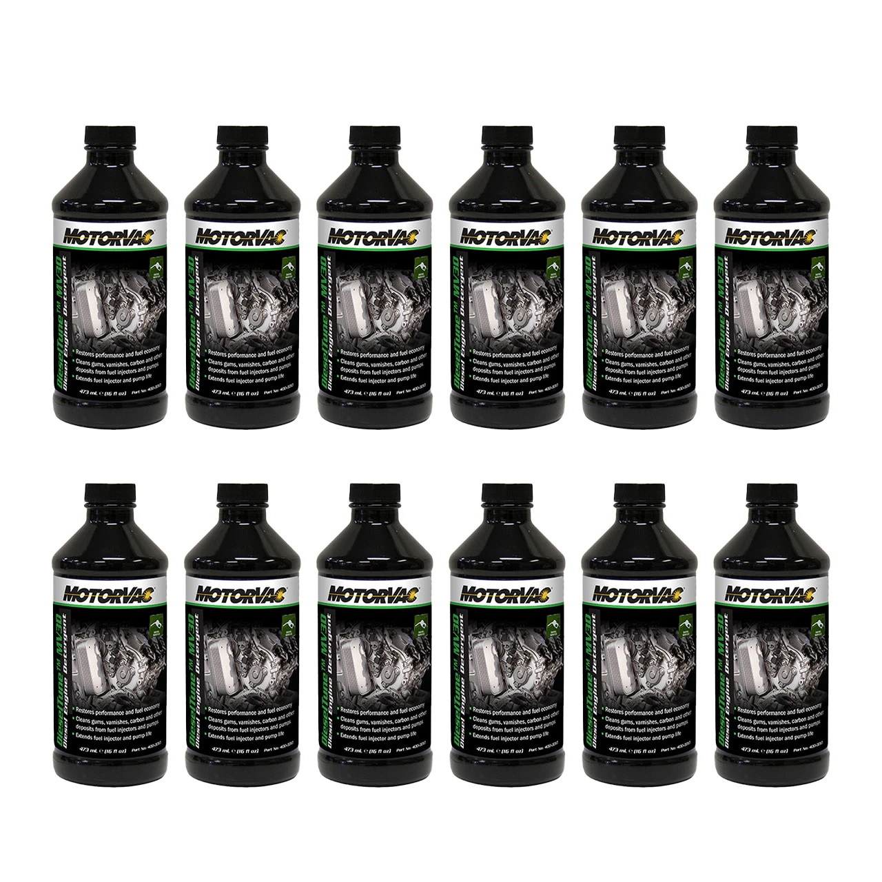 MotorVac MV3D Fuel Detergent Use with DieselTune 4000 & CarbonClean - Case of 12 (200-0010)