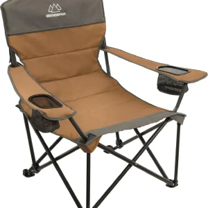 Mountain Summit Gear Quilted Chair Low - Brown (MSG-QCL/BRN)