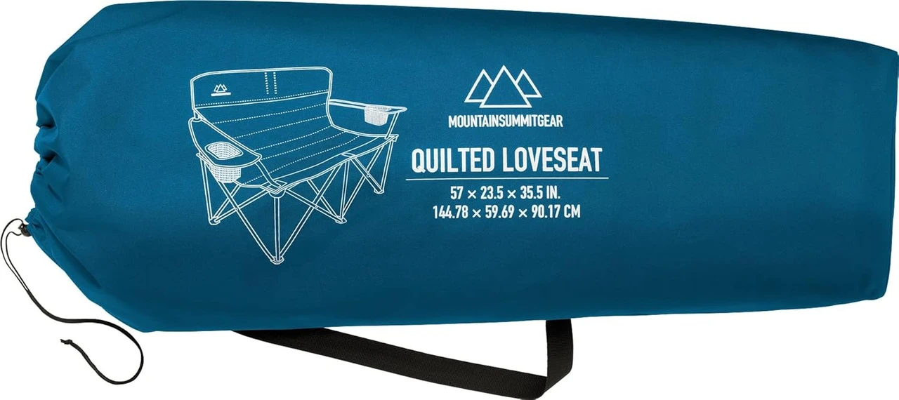 Mountain Summit Gear Quilted Love Seat - Blue (MSG-QLS/BL) — product image 5